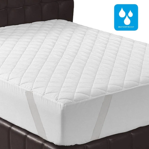 FULL MATTRESS PAD (FULL ELASTIC AROUND & ANCHOR BAND) WATERPROOF Hospitality Supply