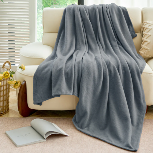 Queen Blanket 90 x 90 Tan Color Hospitality Supply